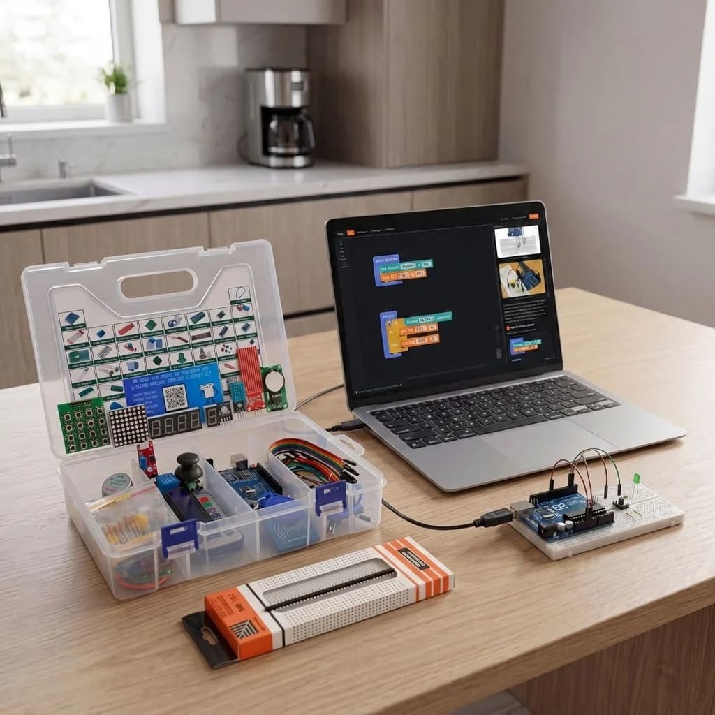 TechKid™ – edukacyjny zestaw do nauki elektroniki i programowania.