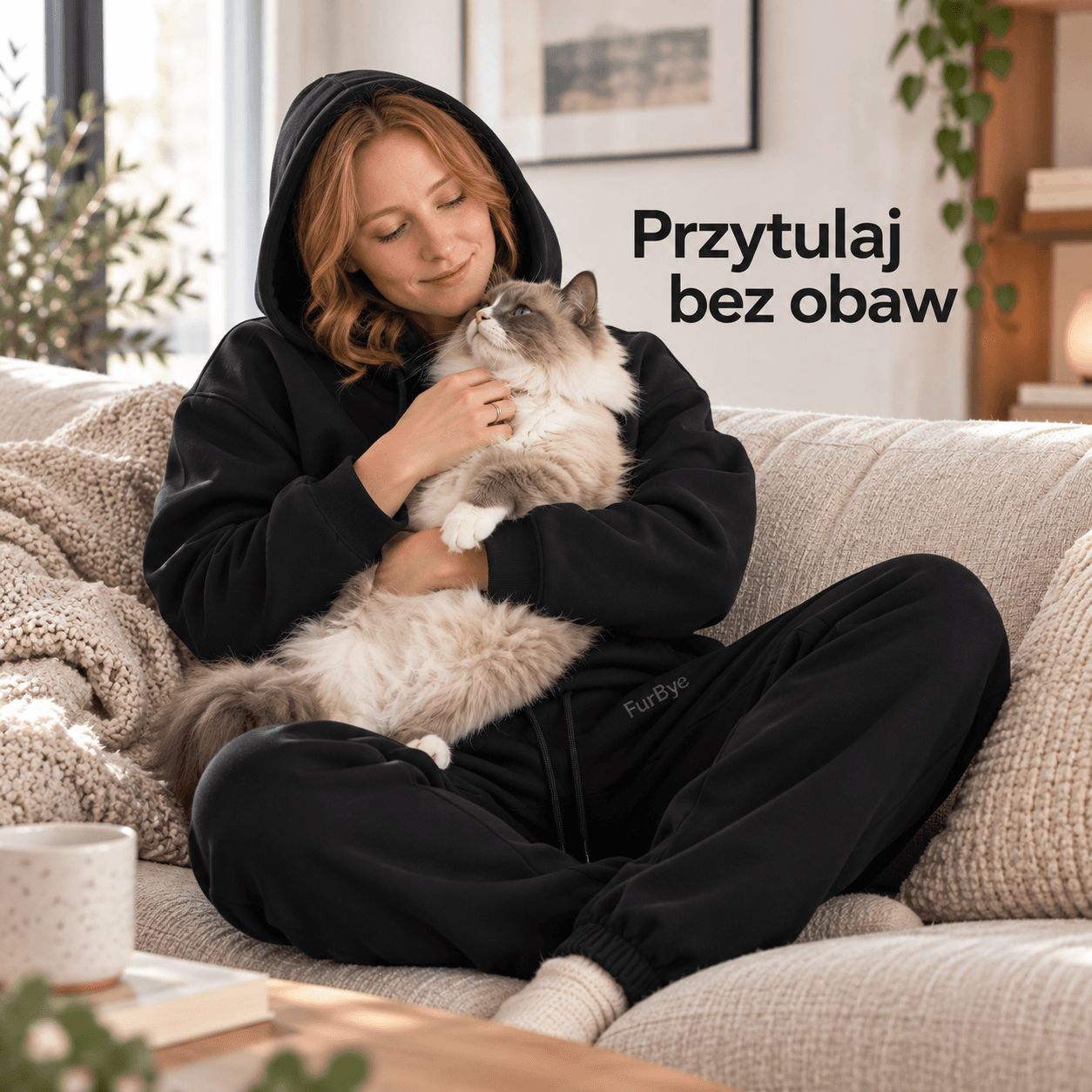 FurBye™ – bluza i spodnie dresowe odporne na sierść