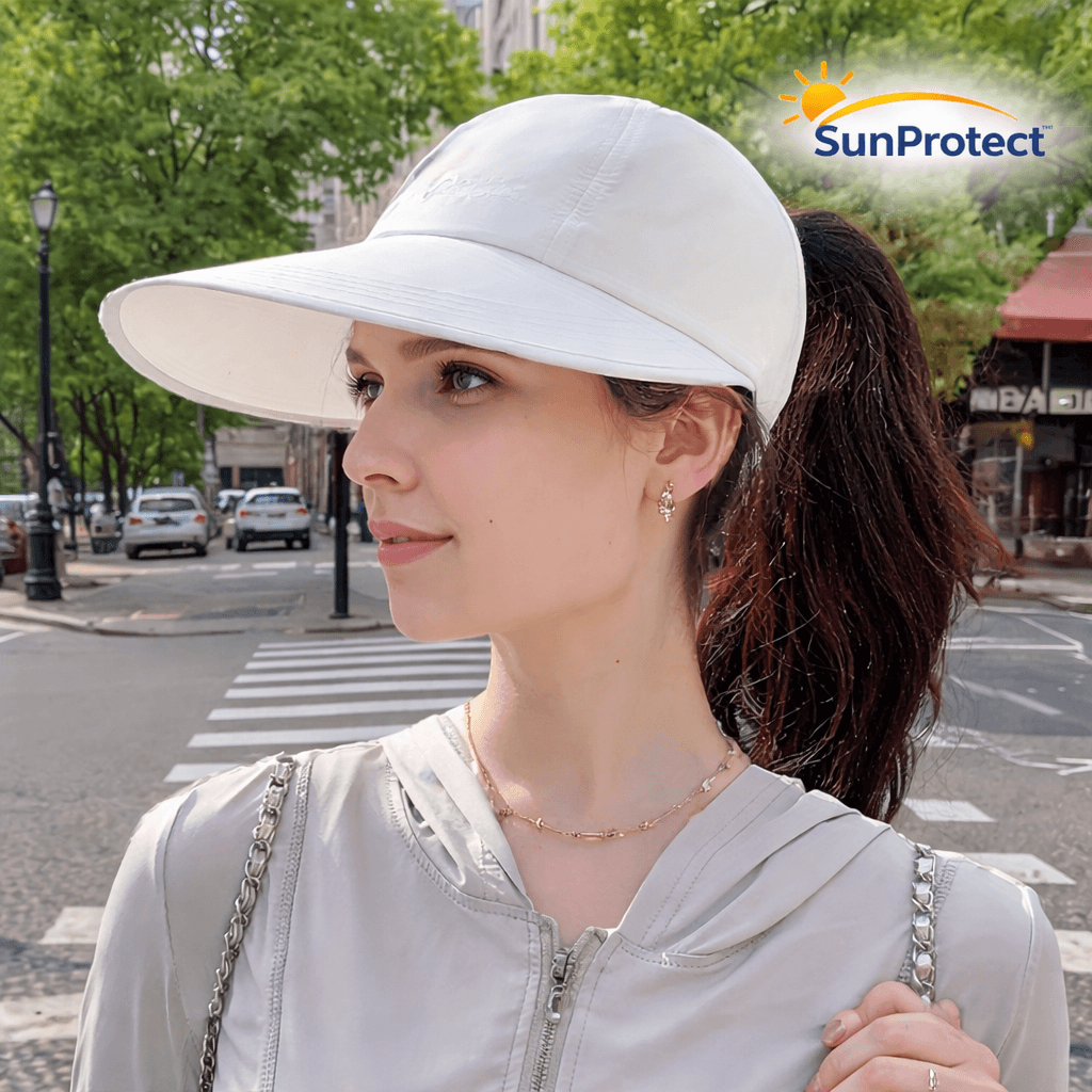 SunProtect™ – Czapka Przeciwsłoneczna z Szerokim Daszkiem