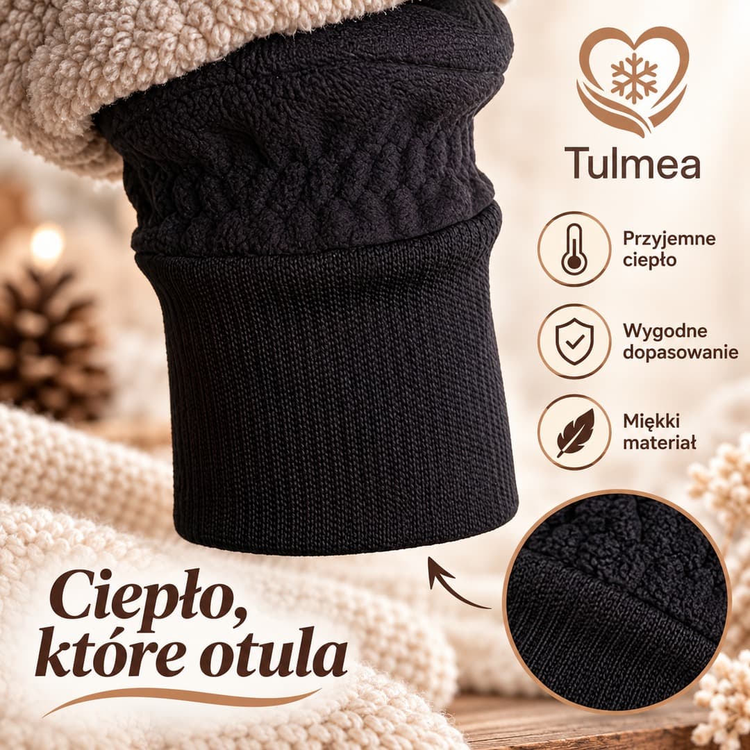 Tulmea™ – damskie ocieplane rękawiczki z funkcją ekranu dotykowego