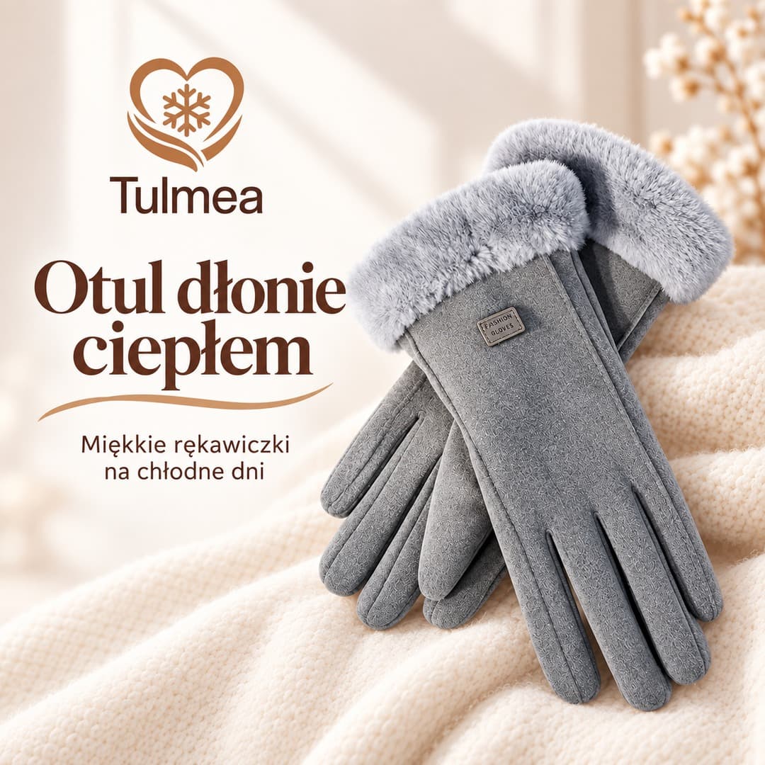 Tulmea™ – damskie ocieplane rękawiczki z funkcją ekranu dotykowego