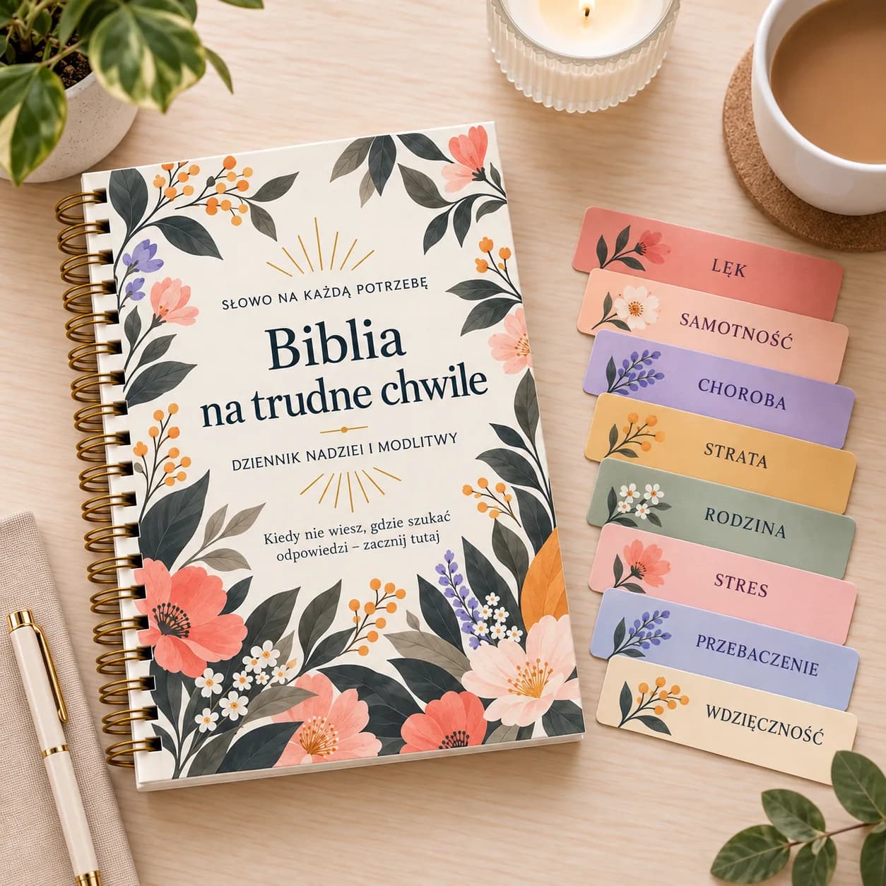 Biblia na trudne chwile — dziennik nadziei i modlitwy