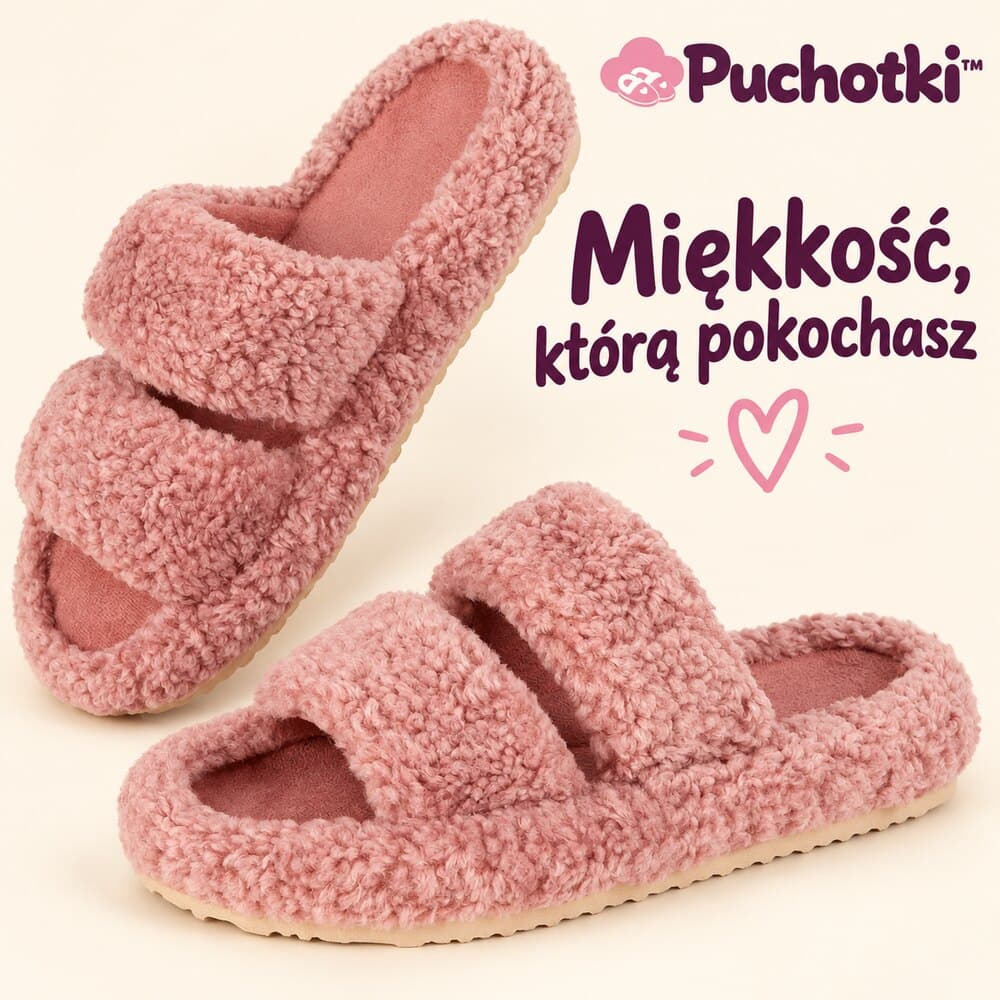 Puchotki™ – miękkie kapcie z pianką memory
