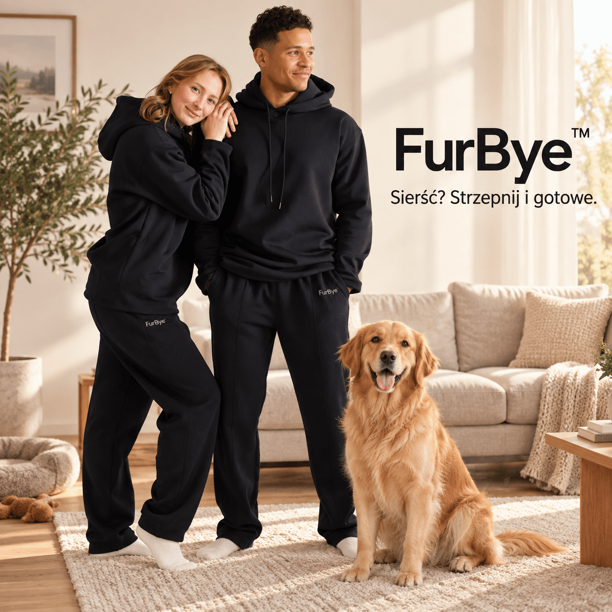 FurBye™ – bluza i spodnie dresowe odporne na sierść