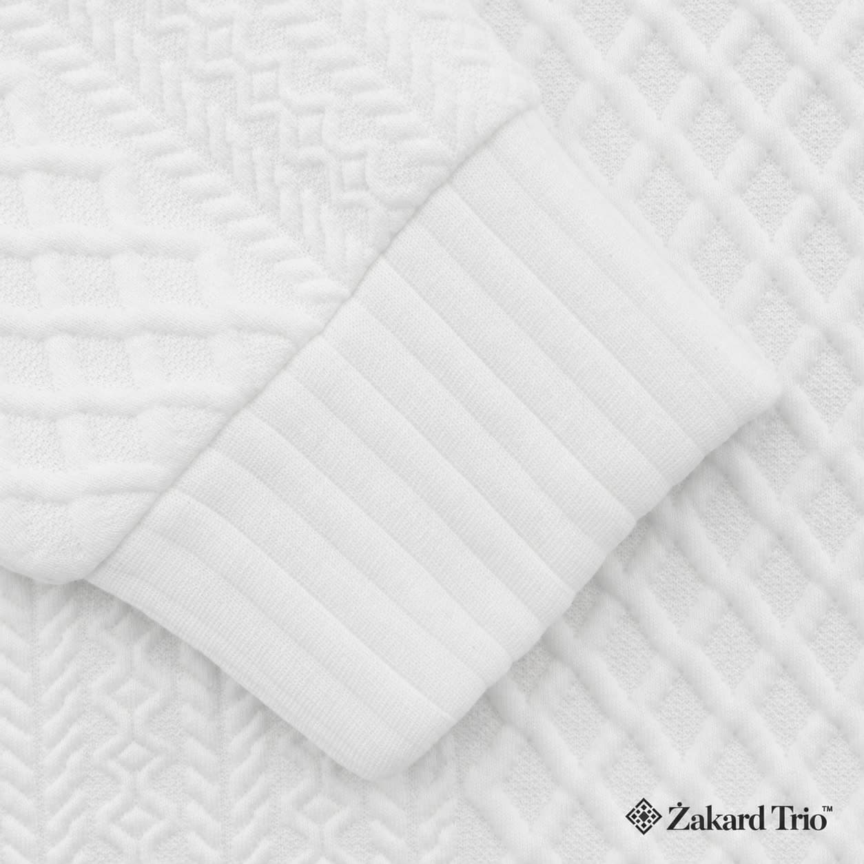 Żakard Trio™ – zestaw 3 bluz męskich ze stójką