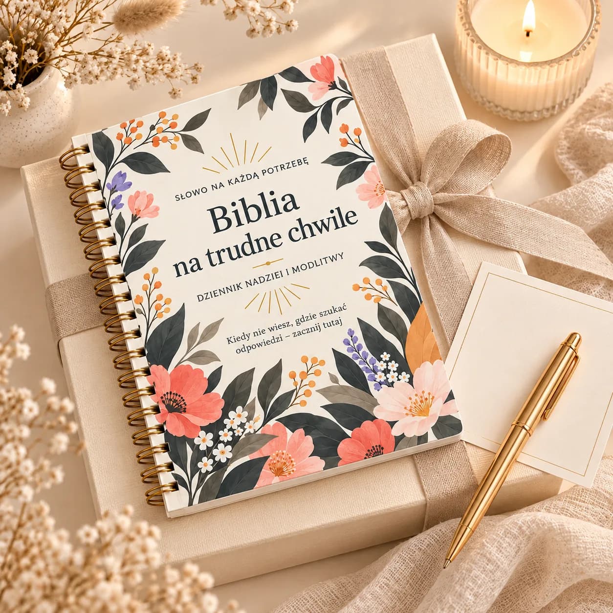 Biblia na trudne chwile — dziennik nadziei i modlitwy