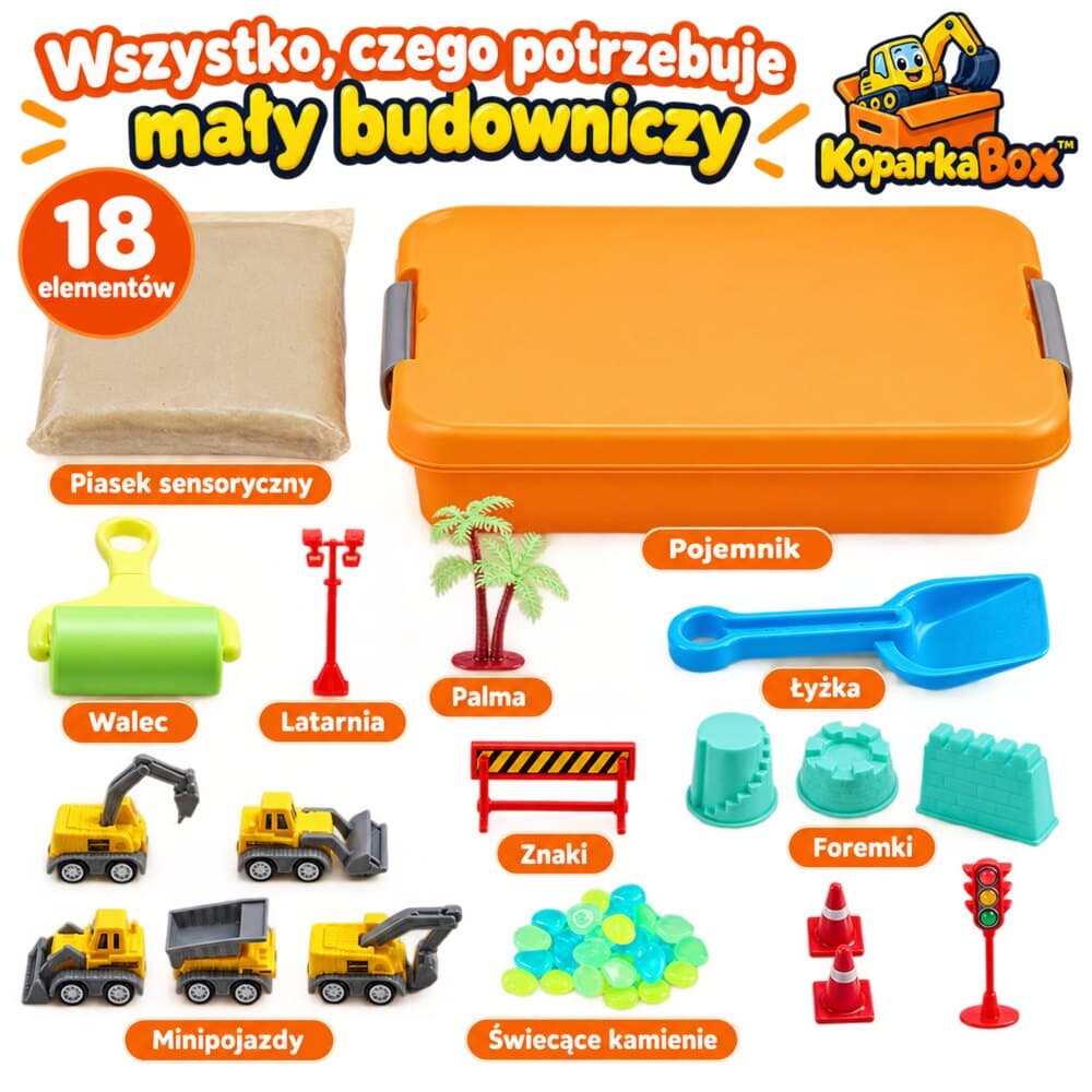 KoparkaBox™ – sensoryczny plac budowy 3w1
