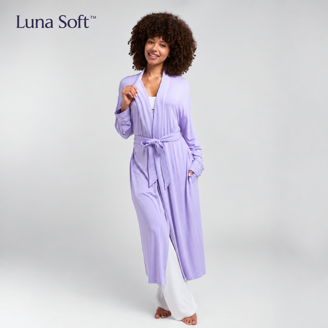 Luna Soft™ — szlafrok modalowy