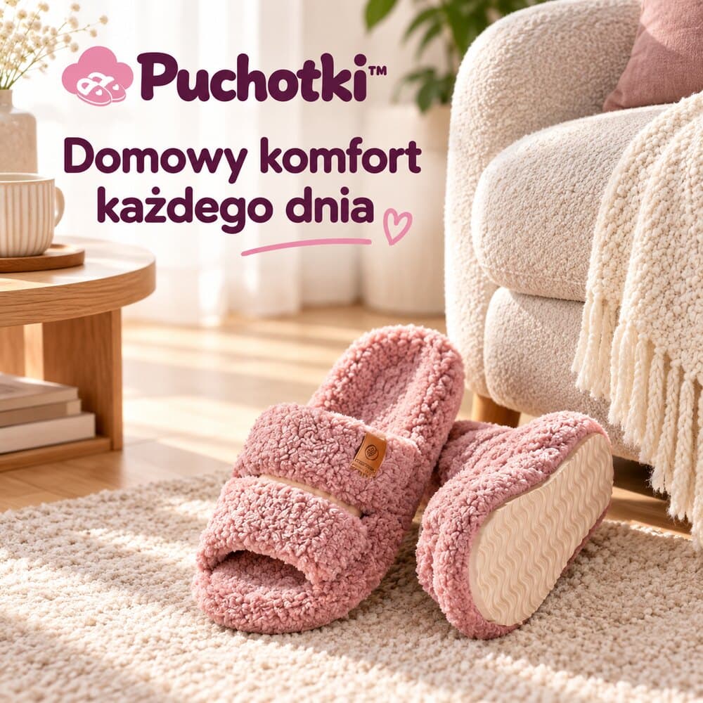 Puchotki™ – miękkie kapcie z pianką memory