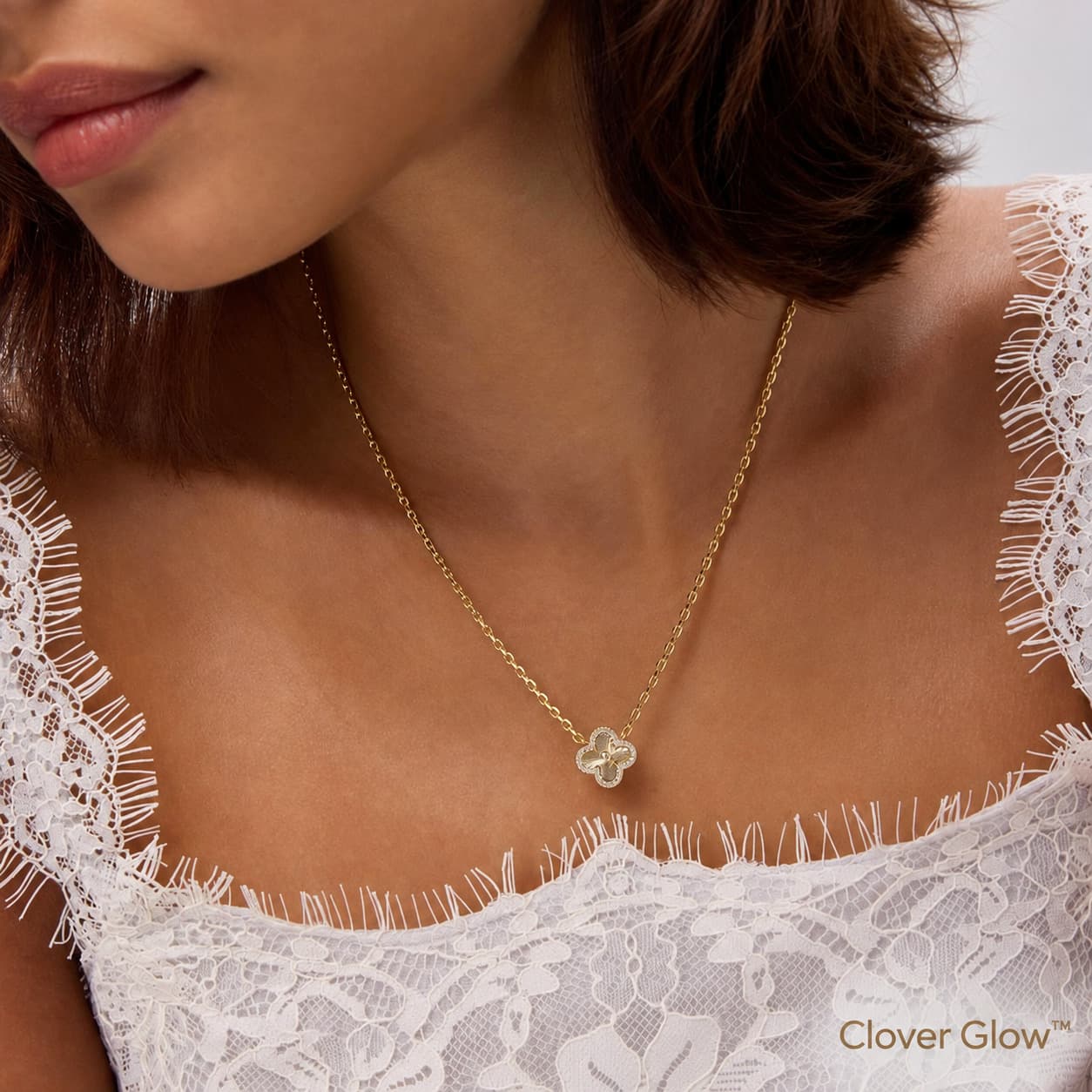 Clover Glow™ — naszyjnik koniczyna