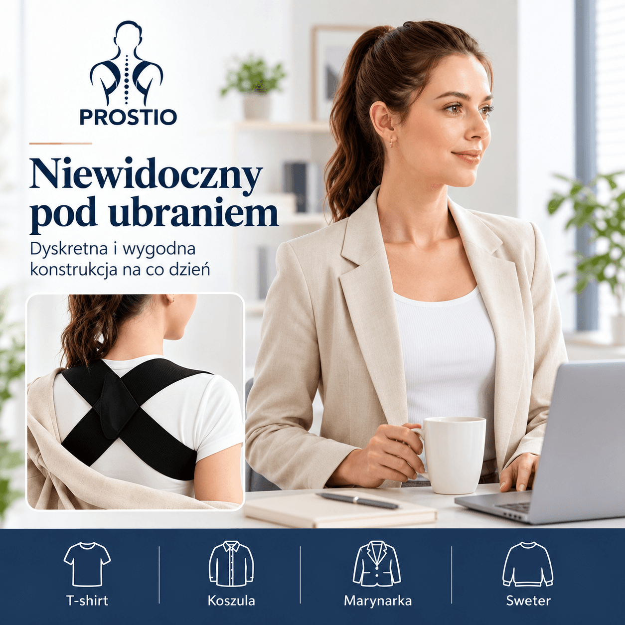 Prostio™ – elastyczny korektor postawy