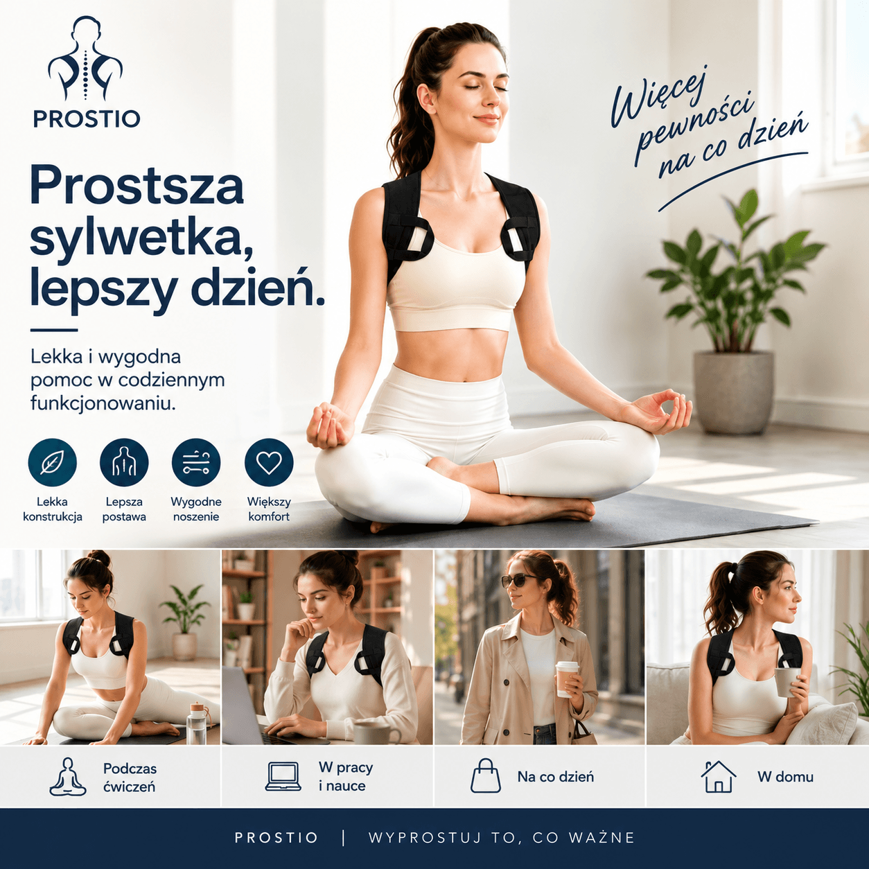 Prostio™ – elastyczny korektor postawy